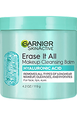 Garnier SkinActive Erase It All Makeup Cleansing Balm Hyaluronic Acid Front of Pack